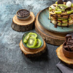 دسر کیوی و شکلات