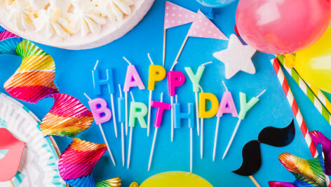 شمع و تزیینات جشن تولد