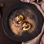 دسر بیسکویت با روکش شکلاتی