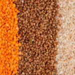 مجوعه عدس قرمز و نخود با برنج خشک